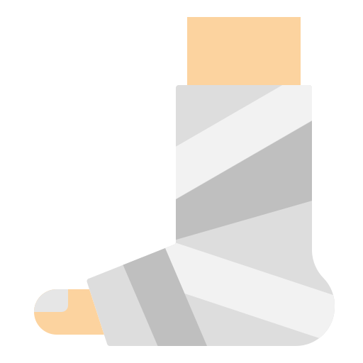 Broken leg Generic Flat icon