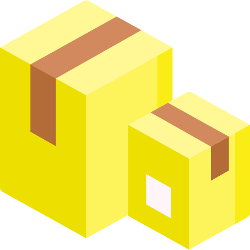 Boxes - free icon