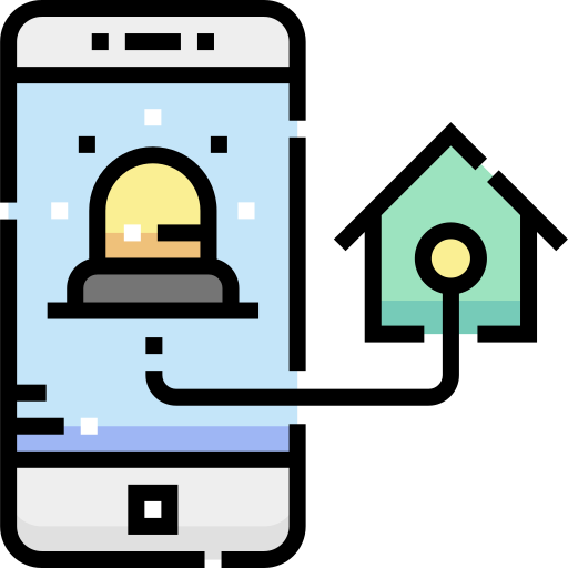 seguridad de casa icono gratis