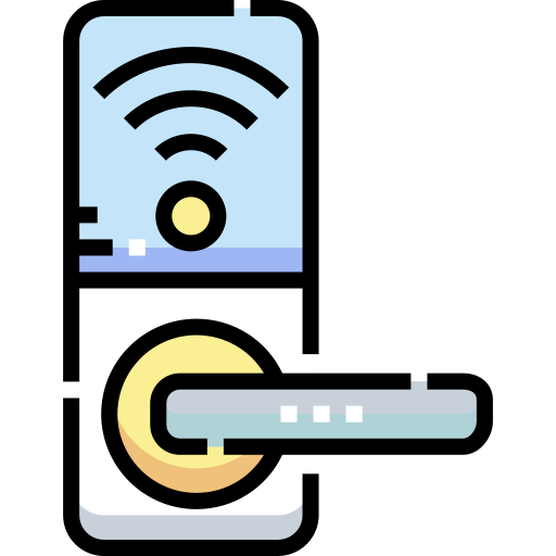 Door knob Detailed Straight Lineal color icon