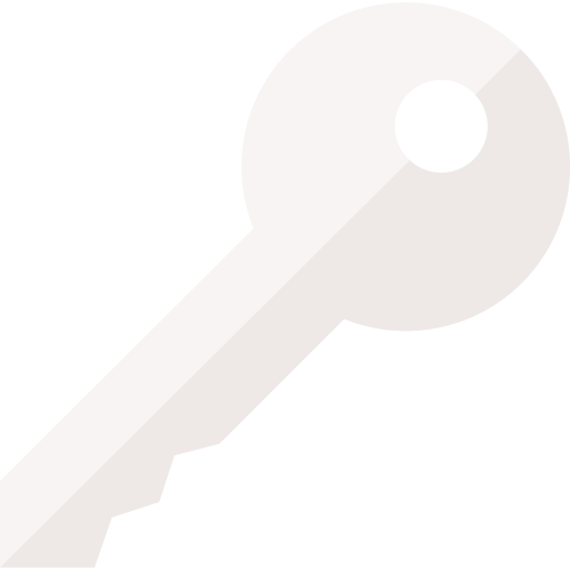 Key Basic Straight Flat icon