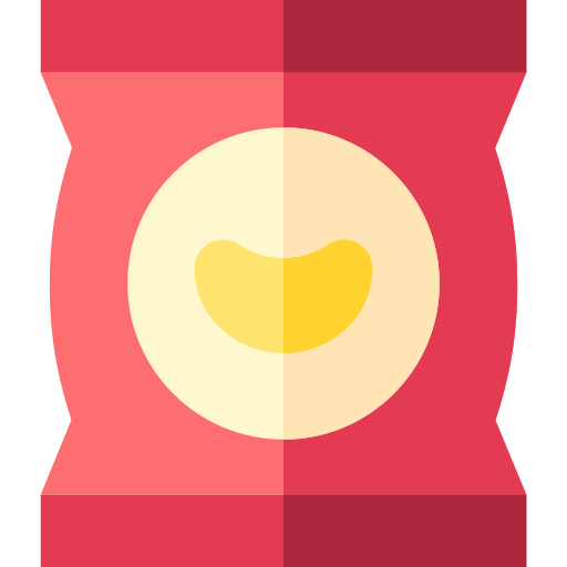 Chips Basic Straight Flat icon