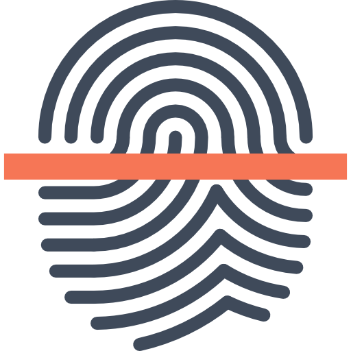 Fingerprint scan - free icon