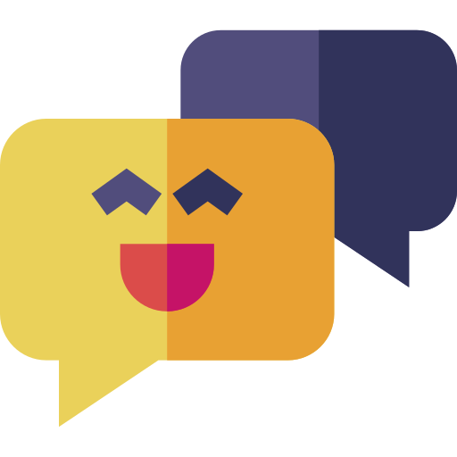 Chat Basic Straight Flat icon