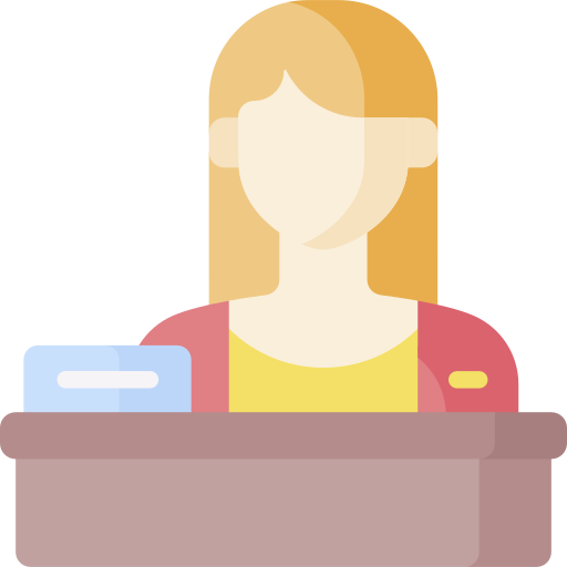 recepcionista icono gratis