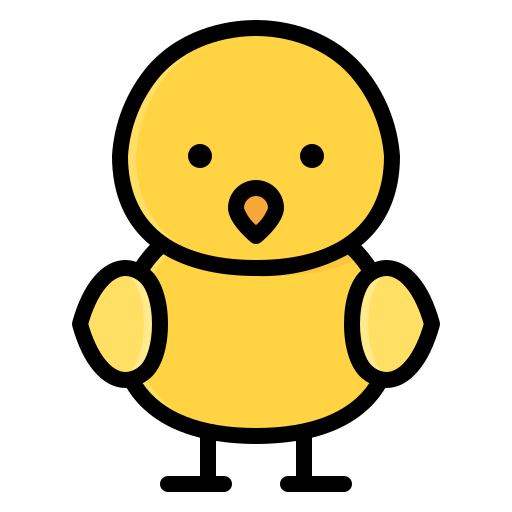 Chick Generic Outline Color icon