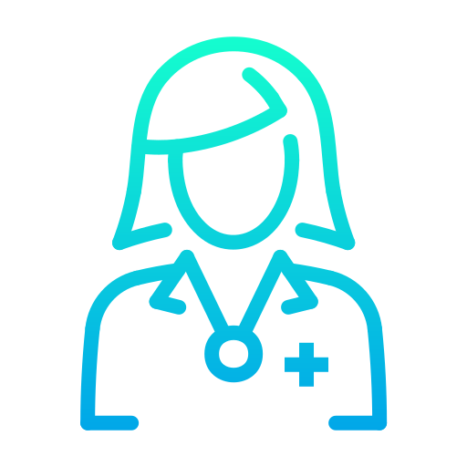 Female doctor Generic Gradient icon