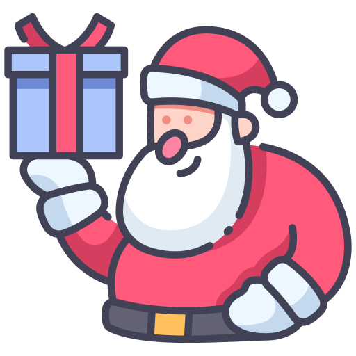 papá noel icono gratis