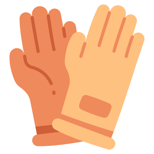 Hand glove free icon