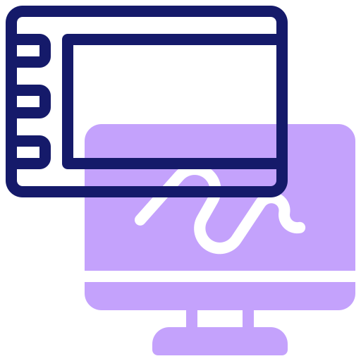 tableta digitalizadora icono gratis