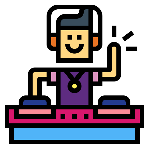 música de dj icono gratis