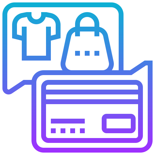 pago en línea icono gratis