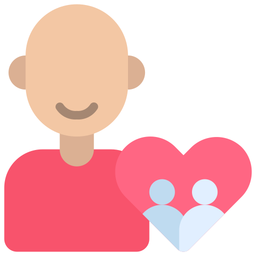 asistencia social icono gratis