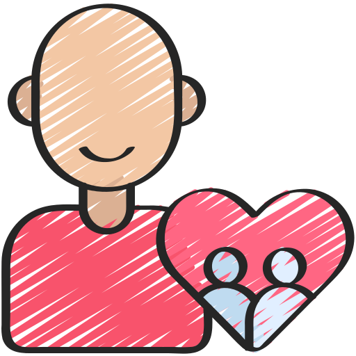 asistencia social icono gratis