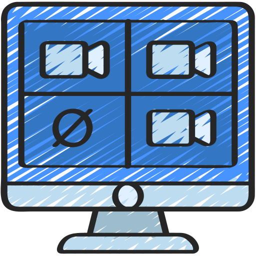 video conferencia icono gratis