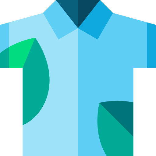 chemise hawaïenne Icône gratuit