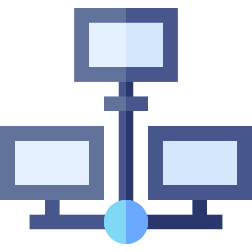 base de datos distribuida icono gratis