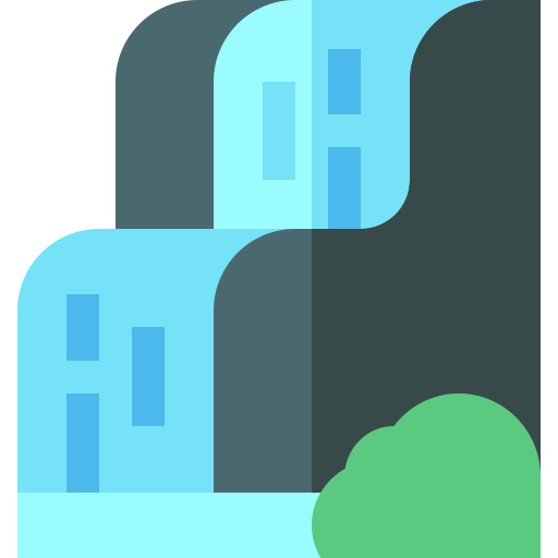 cascade Icône gratuit cascade Icône gratuit