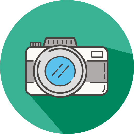 Cámara fotográfica icono gratis