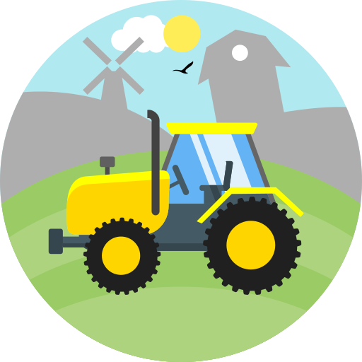 Tractor icono gratis