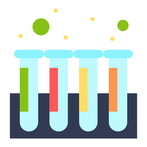 Test tubes Flatart Icons Flat icon