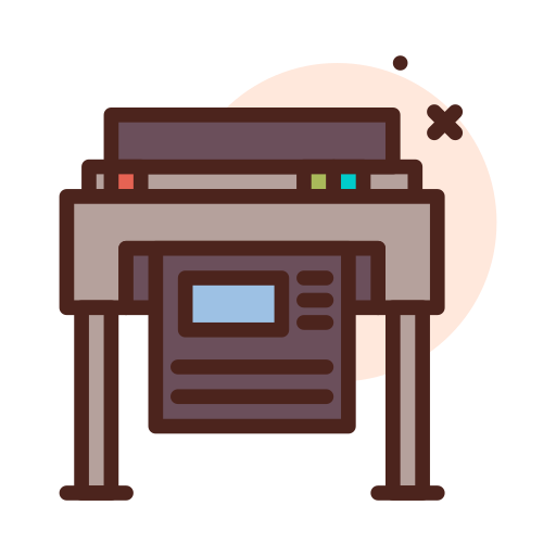 Printer Darius Dan Lineal Color icon