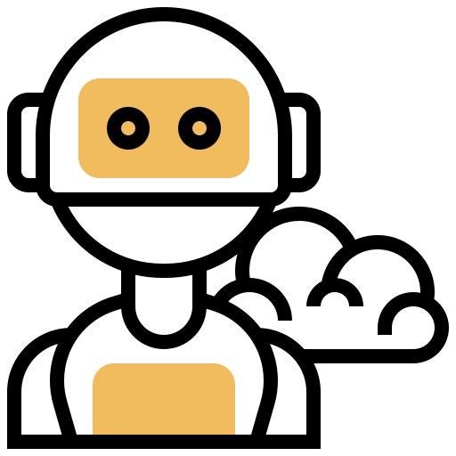 Robotic Meticulous Yellow Shadow Icon