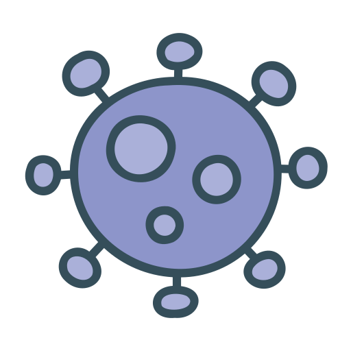 Virus Generic Outline Color icon