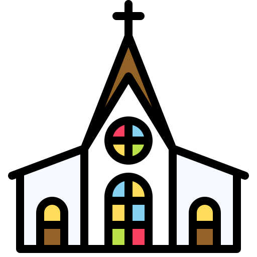 Church Generic Outline Color icon