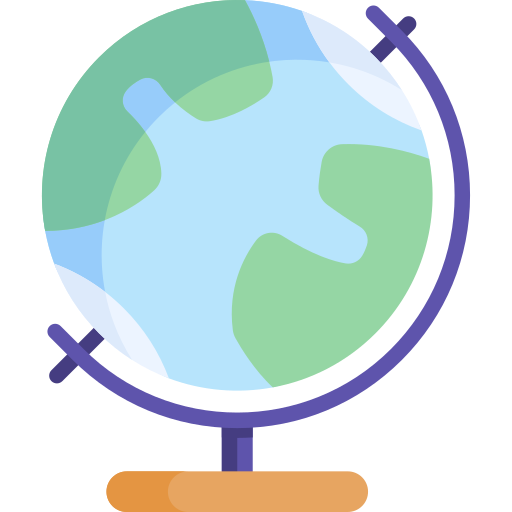 geografía icono gratis