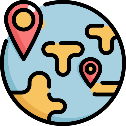 en todo el mundo icono gratis