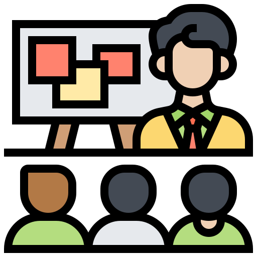 Training - Free education icons