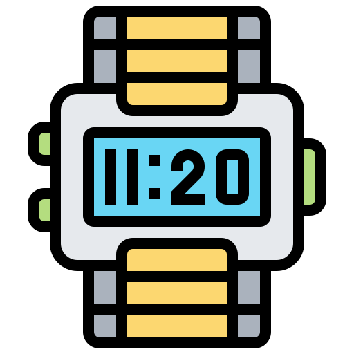 reloj de pulsera icono gratis