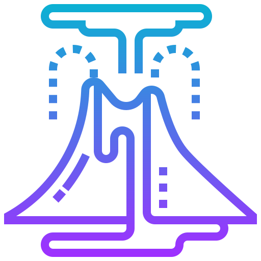 volcán icono gratis
