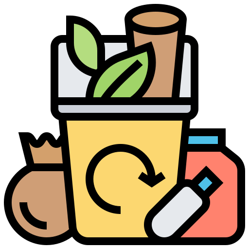 contenedor de basura icono gratis