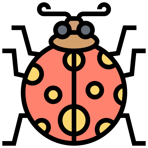 Cute Ladybug Insect Animal Animated PNG Illustration Stock Photo