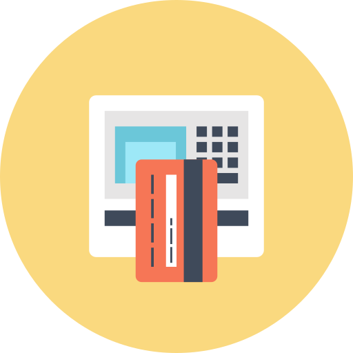 caixa registradora grátis ícone