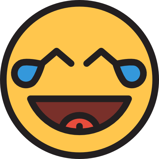 Laughing Detailed Rounded Lineal color icon