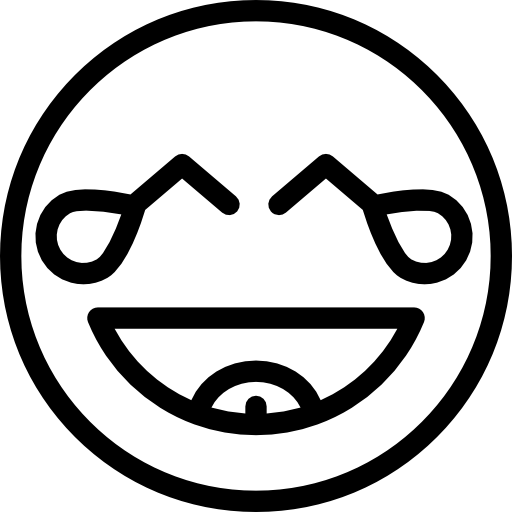 Laughing Detailed Rounded Lineal icon