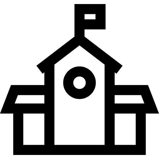 School - Free buildings icons