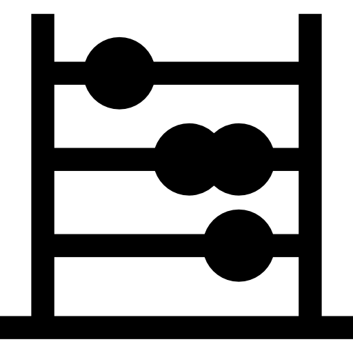 Abacus Basic Straight Filled icon