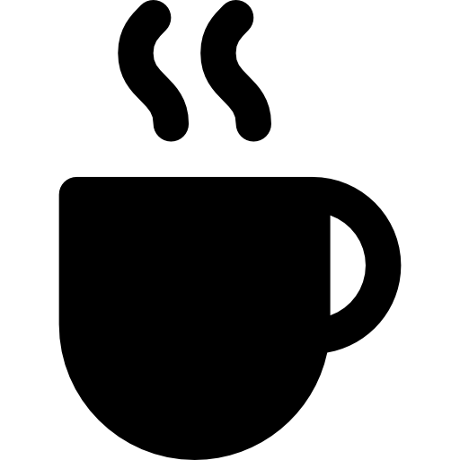 Coffee cup Basic Rounded Filled icon