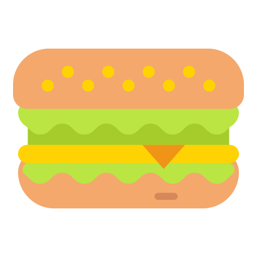 Burger Good Ware Flat icon