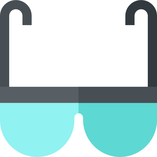 lentes de seguridad icono gratis