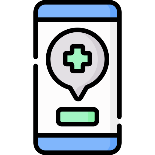 aplicación médica icono gratis