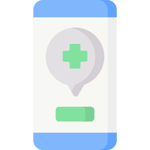 aplicación médica icono gratis