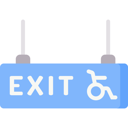 Exit free icon Exit free icon