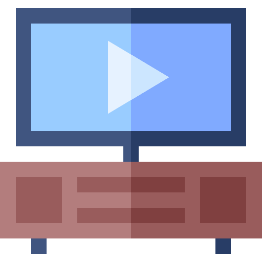 Watching tv free icon Watching tv free icon
