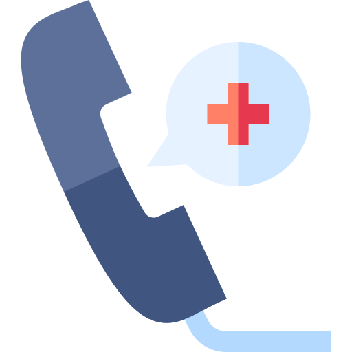 Emergency call - Free communications icons