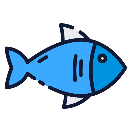 Fish Good Ware Lineal Color icon